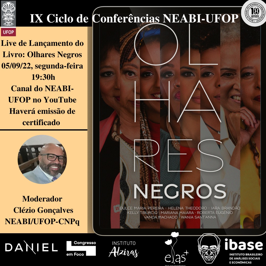 03-09-2022 NEABI.CEAD.Livro Olhares Negros